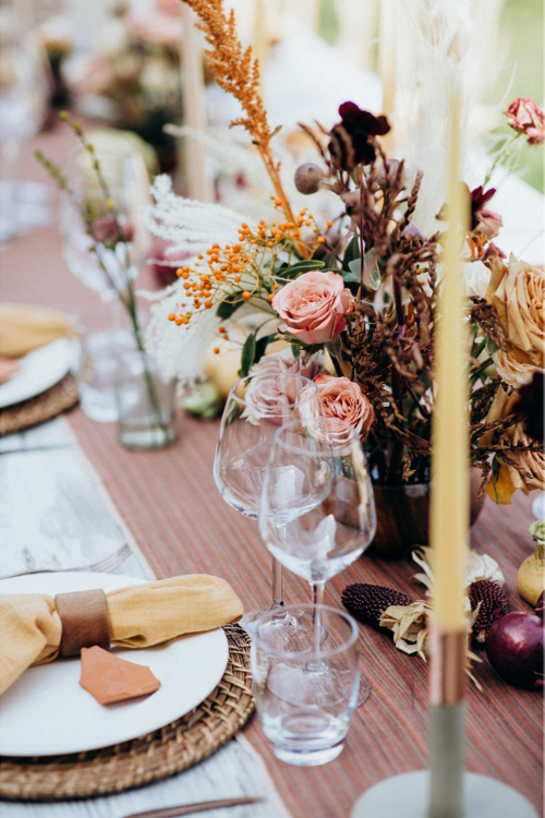 Coordination parfaite le jour du mariage